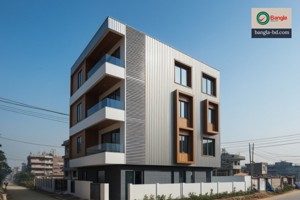 Residential Home made with aluminium composite panels in Bangladesh (Representational Image)